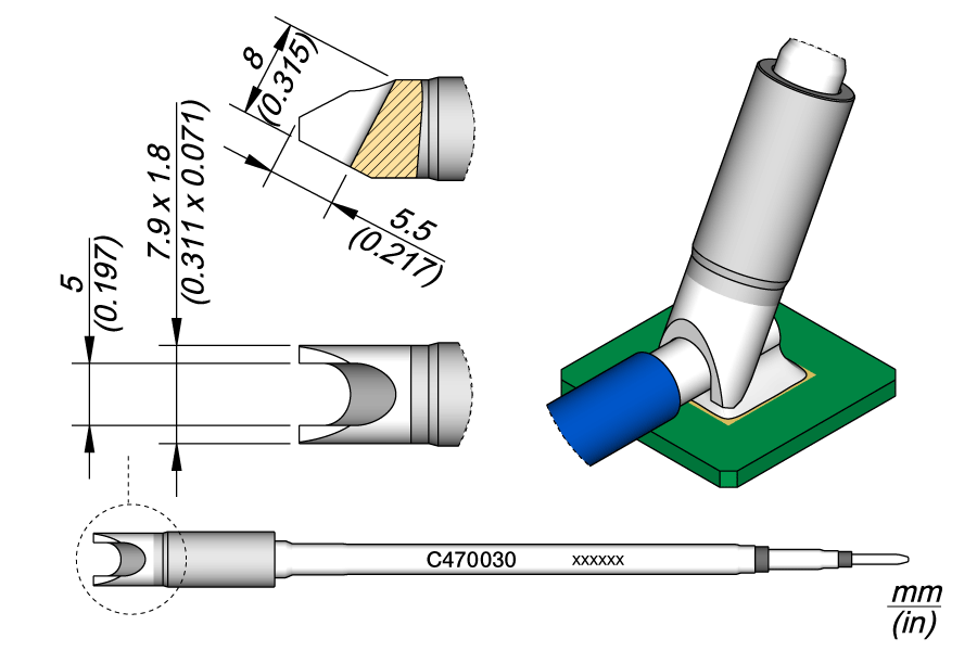 C470030 - Barrel Cartridge Ø 5